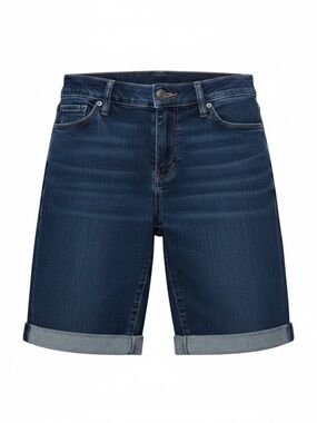 LOFT Dark Blue Cuffed Women's Jeans Shorts